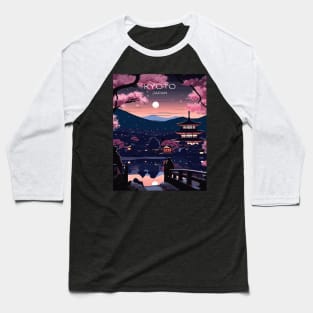 Kyoto, Japan, Travel Print, Travel Wall Art, Travel Home Décor, Travel Gift Art Baseball T-Shirt